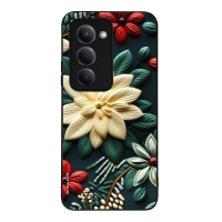 Θήκη Sonique 3D Flower Series για Xiaomi Redmi 15 4G / Redmi 15 5G Πράσινο