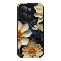 Θήκη Sonique 3D Flower Series για Xiaomi Redmi 15C 4G / Redmi 15C 5G / Poco C85 4G Εκρού