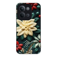 Θήκη Sonique 3D Flower Series για Xiaomi Redmi 15C 4G / Redmi 15C 5G / Poco C85 4G Πράσινο