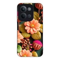 Θήκη Sonique 3D Flower Series για Xiaomi Redmi 15C 4G / Redmi 15C 5G Σομόν