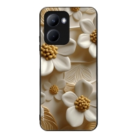 Θήκη Sonique 3D Flower Series για Realme C33 Λευκό