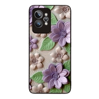 Θήκη Sonique 3D Flower Series για Realme GT 2 Pro Βιολετί
