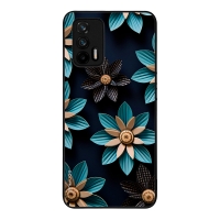 Θήκη Sonique 3D Flower Series για Realme GT 5G Γαλάζιο