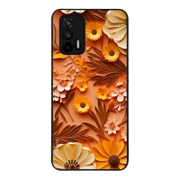 Θήκη Sonique 3D Flower Series για Realme GT 5G Πορτοκαλί