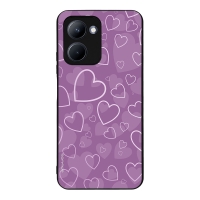 Θήκη Sonique Heart Series για Realme C33 Βιολετί