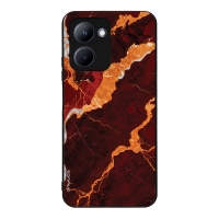 Θήκη Sonique Marble Series για Realme C33 Κόκκινο