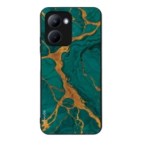 Θήκη Sonique Marble Series για Realme C33 Πράσινο