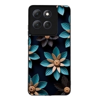 Θήκη Sonique 3D Flower Series για Motorola Moto G86 5G Γαλάζιο