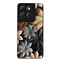 Θήκη Sonique 3D Flower Series για Motorola Moto G86 5G Γκρι
