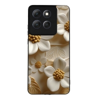 Θήκη Sonique 3D Flower Series για Motorola Moto G86 5G Λευκό