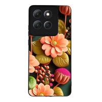 Θήκη Sonique 3D Flower Series για Motorola Moto G86 5G Σομόν