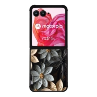 Θήκη Sonique 3D Flower Series για Motorola Motorola Razr 50 Ultra Γκρι