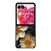 Θήκη Sonique 3D Flower Series για Motorola Motorola Razr 50 Ultra Εκρού