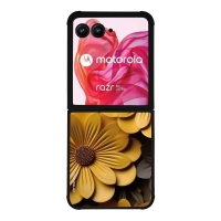Θήκη Sonique 3D Flower Series για Motorola Motorola Razr 50 Ultra Κίτρινο