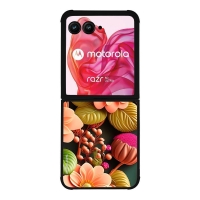 Θήκη Sonique 3D Flower Series για Motorola Motorola Razr 50 Ultra Σομόν