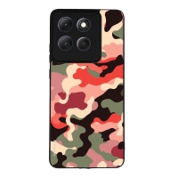 Θήκη Sonique Camouflage Army Series για Motorola Moto G86 5G Κόκκινο