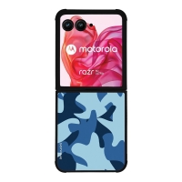 Θήκη Sonique Camouflage Army Series για Motorola Motorola Razr 50 Ultra Μπλε