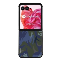 Θήκη Sonique Camouflage Army Series για Motorola Motorola Razr 50 Ultra Μπλε 01