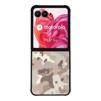 Θήκη Sonique Camouflage Army Series για Motorola Motorola Razr 50 Ultra Μπεζ