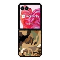 Θήκη Sonique Camouflage Army Series για Motorola Motorola Razr 50 Ultra Καφέ