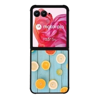 Θήκη Sonique Fruit Series για Motorola Motorola Razr 50 Ultra Γκρέιπφρουτ