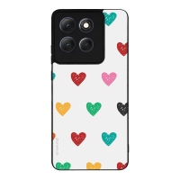 Θήκη Sonique Heart Series για Motorola Moto G86 5G Λευκό 02
