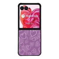 Θήκη Sonique Heart Series για Motorola Motorola Razr 50 Ultra Βιολετί