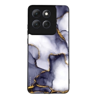 Θήκη Sonique Marble Series για Motorola Moto G86 5G Μωβ Γκρι