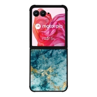 Θήκη Sonique Marble Series για Motorola Motorola Razr 50 Ultra Μπλε