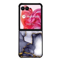 Θήκη Sonique Marble Series για Motorola Motorola Razr 50 Ultra Μωβ Γκρι