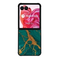 Θήκη Sonique Marble Series για Motorola Motorola Razr 50 Ultra Πράσινο