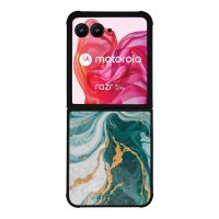 Θήκη Sonique Marble Series για Motorola Motorola Razr 50 Ultra Πράσινο 01