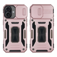 Θήκη Ring Armor CamShield Sonique για Apple iPhone 17 Ροζ Χρυσό