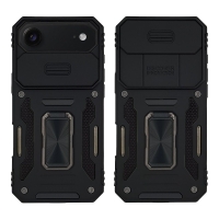 Θήκη Ring Armor CamShield Sonique για Apple iPhone 17 Air Μαύρο