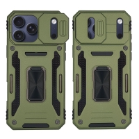 Θήκη Ring Armor CamShield Sonique για Apple iPhone 17 Pro Χακί