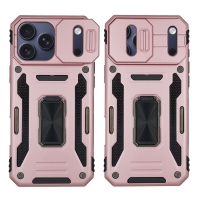 Θήκη Ring Armor CamShield Sonique για Apple iPhone 17 Pro Max Ροζ Χρυσό