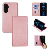 Θήκη Πορτοφόλι Vintage Magnet Wallet Sonique Samsung Galaxy A17 5G Ροζ Χρυσό