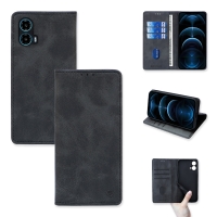 Θήκη Πορτοφόλι Vintage Magnet Wallet Sonique Motorola Moto G34 5G Μαύρο