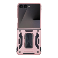 Θήκη Ring Armor CamShield Sonique για Samsung Galaxy Z Flip 7 Ροζ Χρυσό