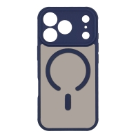 Θήκη Magnetic MagMatte Lens Sonique Apple iPhone 17 Pro Μπλε Σκούρο