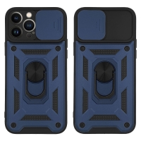 Θήκη Ring Armor CamPro Sonique για Apple iPhone 13 Pro Max Μπλέ