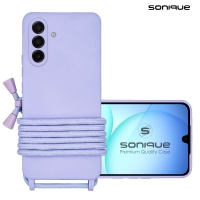 Θήκη Σιλικόνης με Κορδόνι CarryHang Sonique Samsung Galaxy A26 5G Λιλά