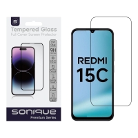 Hardy Glass Sonique Premium Series HD Full Cover 9H Xiaomi Redmi 15C 4G / Redmi 15C 5G / Poco C85 4G Μαύρο