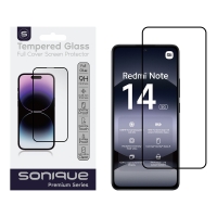 Hardy Glass Sonique Premium Series HD Full Cover 9H Xiaomi Redmi Note 14 5G Μαύρο