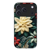 Θήκη Sonique 3D Flower Series για Apple iPhone 17 Pro Πράσινο