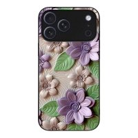 Θήκη Sonique 3D Flower Series για Apple iPhone 17 Pro Max Βιολετί