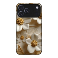 Θήκη Sonique 3D Flower Series για Apple iPhone 17 Pro Max Λευκό