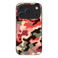 Θήκη Sonique Camouflage Army Series για Apple iPhone 17 Pro Κόκκινο