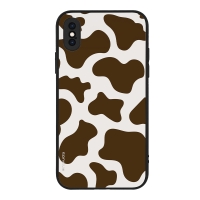 Θήκη Sonique Animal Print Series για Apple iPhone X / iPhone XS Cow 02