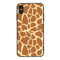 Θήκη Sonique Animal Print Series για Apple iPhone XS MAX Giraffe 02